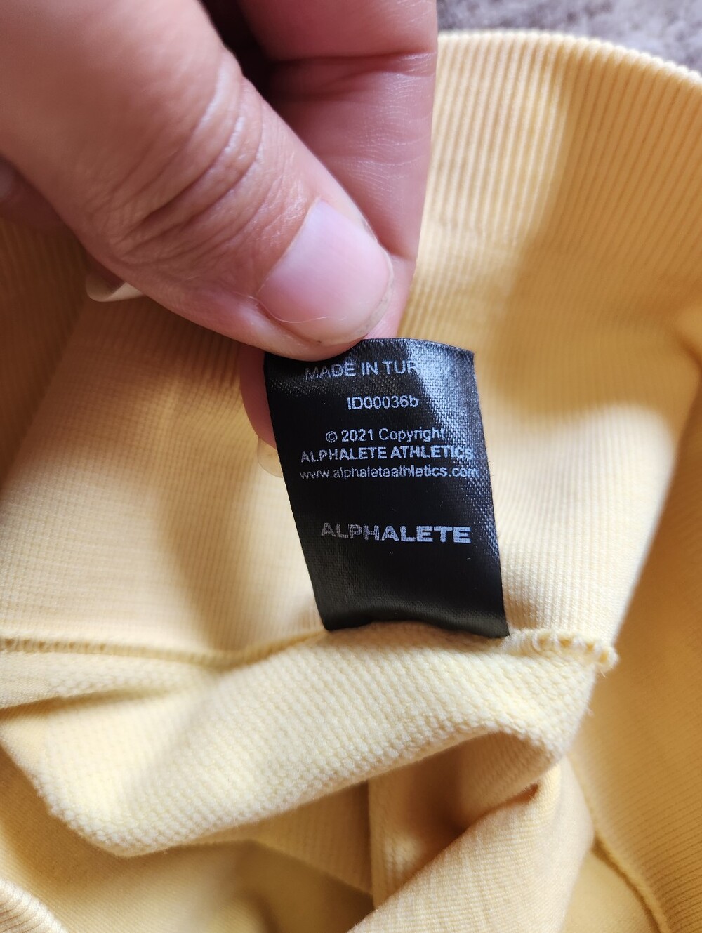 Alphalete Amplify Seamless Ombre Scrunch Bum Leggings Yellow Orange Size Medium - Picture 8 of 9
